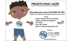 Dia 02 é dia de EDUC+AÇÃO em Central Carapina