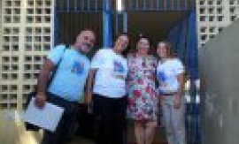 VISITA DA EQUIPE AS ESCOLAS QUE PARTICIPARÃO DO PC3E - PROGRAMA DE USO CONSCIENTE DE ENERGIA ELÉTRICA NAS ESCOLAS.