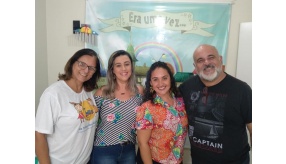 DUAS COMPETENTES PEDAGOGAS SE JUNTAM EM 2019 NO PROJETO NA TRILHA DOS VALORES.