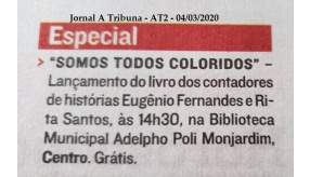 LANÇAMENTO DO LIVRO: SOMOS TODOS COLORIDOS - ESTRANHAMENTO AO BULLYING ENTRE ADOLESCENTES.