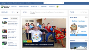 PROJETO COLORIR É DESTAQUE NO SITE DA PREFEITURA DA SERRA