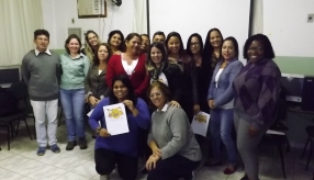 NA TRILHA DOS VALORES - SEGURANÇA FERROVIÁRIA E CIDADANIA - CARIACICA - SENSIBILIZAÇÃO DE PROF