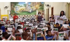 ENCERRAMENTO DO PROJETO COLORIR NO CMEI INTEGRAÇÃO  - MATA DA SERRA - ES.