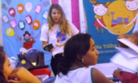 NA TRILHA DOS VALORES - CAPRI DE ALUNOS - ESCOLA ANTÔNIO VIEIRA DE REZENDE  - SERRA - ES