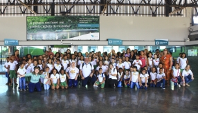 NA TRILHA DOS VALORES - AULA DE CAMPO - TREM