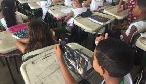 Sensibilização de Alunos e Capri de Professores da Escola Arthur Costa e Silva - Aparecida/NTV