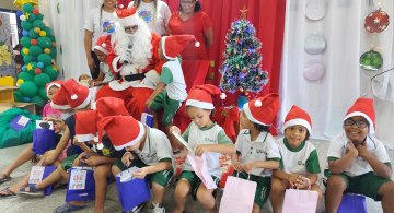 CHEGADA DE PAPAI NOEL - CMEI REGIONAL SILVESTRE