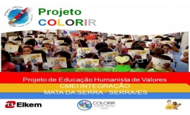 4ª ETAPA DO PROJETO COLORIR CHEGA AO CMEI INTEGRAÇÃO - LIMPAR