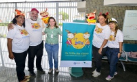 FOTOS DO PROJETO NA TRILHA DOS VALORES - EQUIPE DE COMUNICÃO VALE