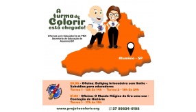 OFICINAS PARA PROFESSORES DE ALUMÍNIO - PMA COM A TURMA DO COLORIR.