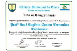 Voto de Congratulação - Serra/ES